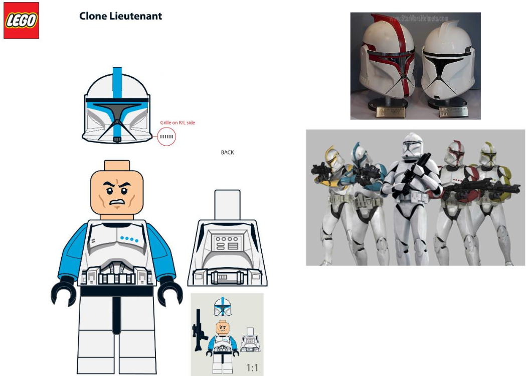 Lego Star Wars Polybag Clone Trooper Lieutenant Neu 