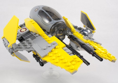 yellow star wars ship lego