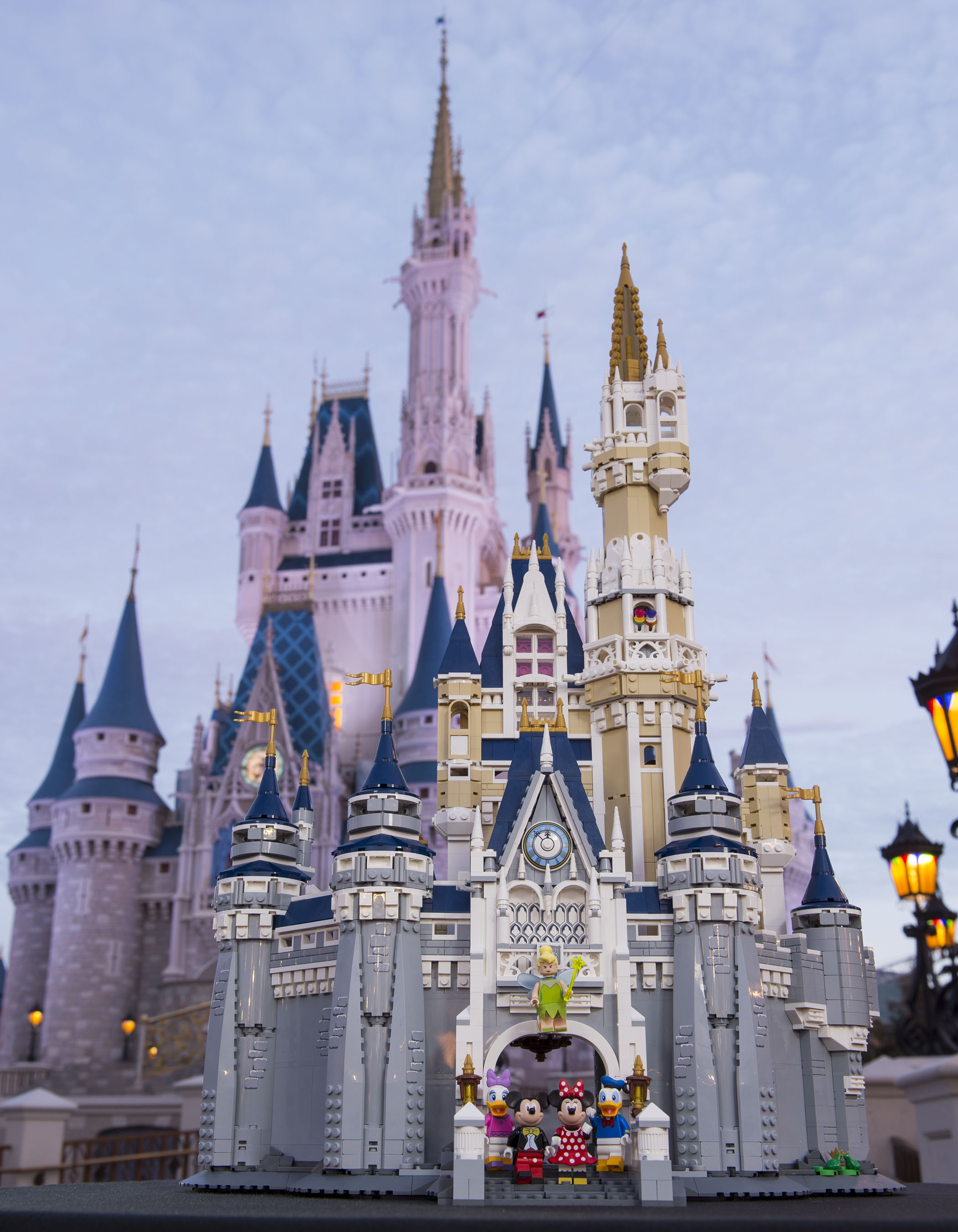 cinderella disney castle lego