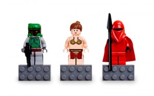 Magnets: Boba Fett, Slave Leia, Royal Guard