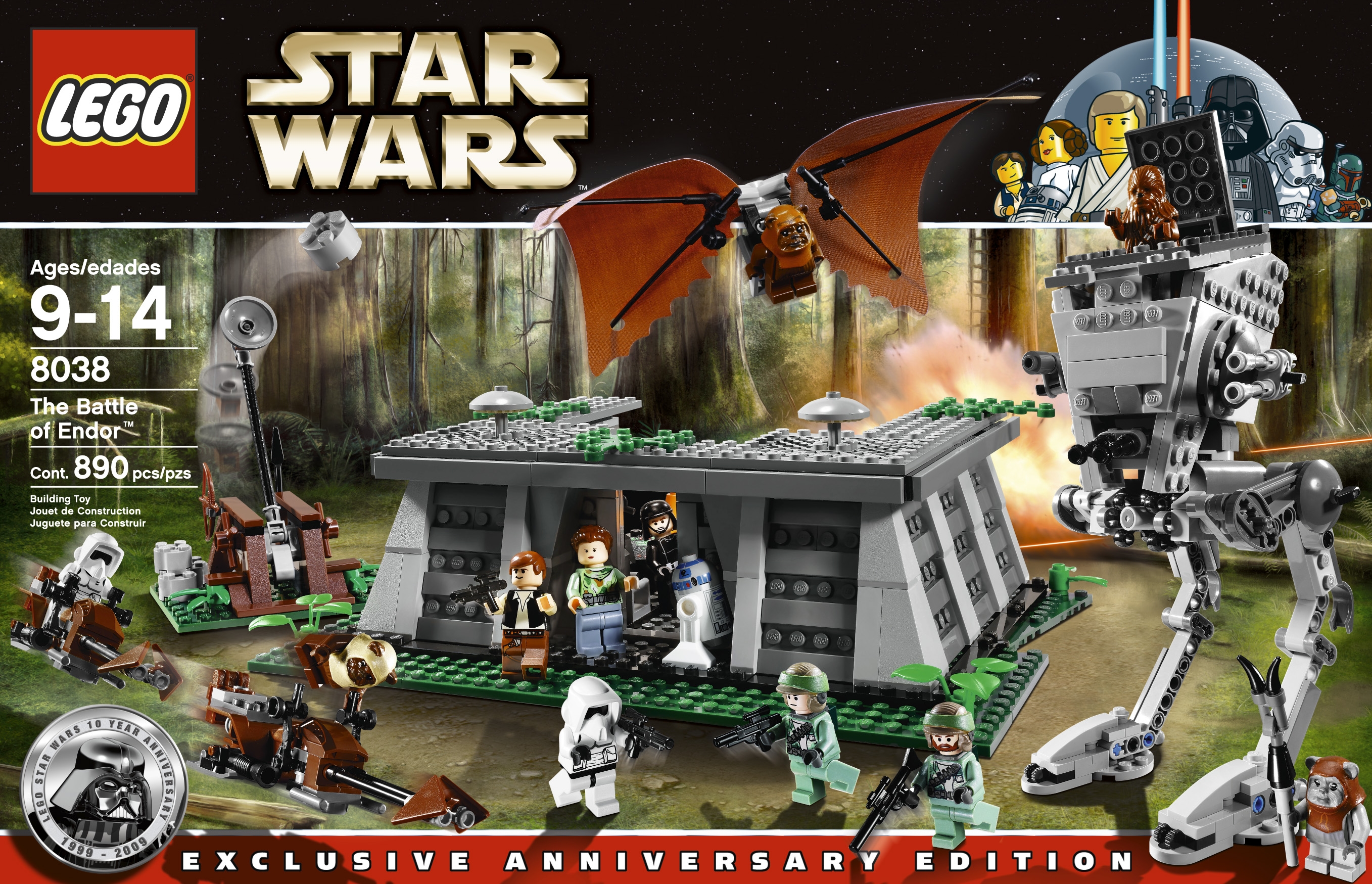 Lego Star Wars r2-d2 de 8038