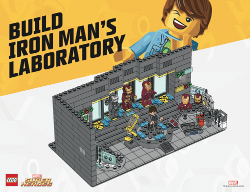 Lego iron man online hall of armor instructions