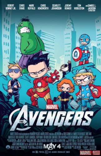 Skottie Young Avengers Poster