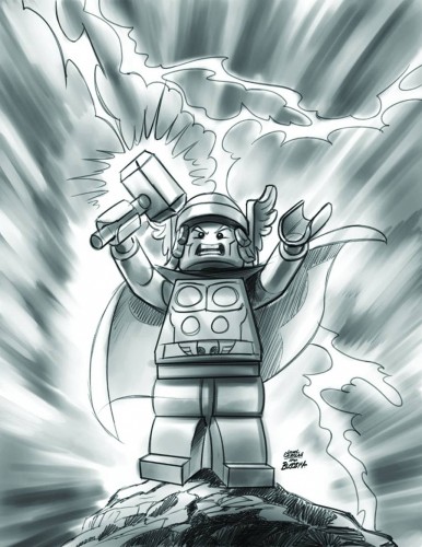 Avengers #21 - LEGO Sketch Variant