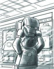 Avengers AI #4 – LEGO Sketch Variant