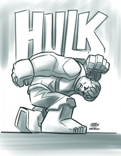 Indestructible Hulk #14 - LEGO Sketch Variant
