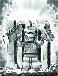 Iron Man #17 – LEGO Sketch Variant