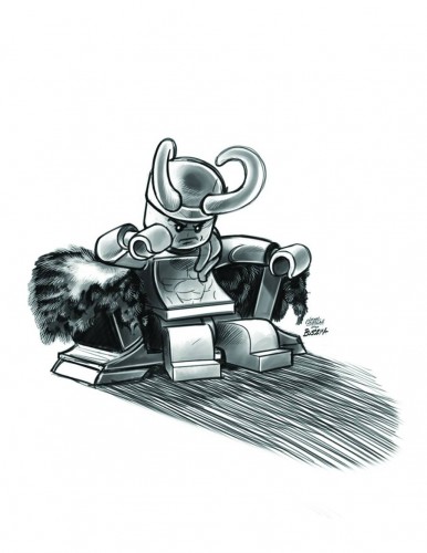 Thor God Of Thunder #14 -LEGO Sketch Variant
