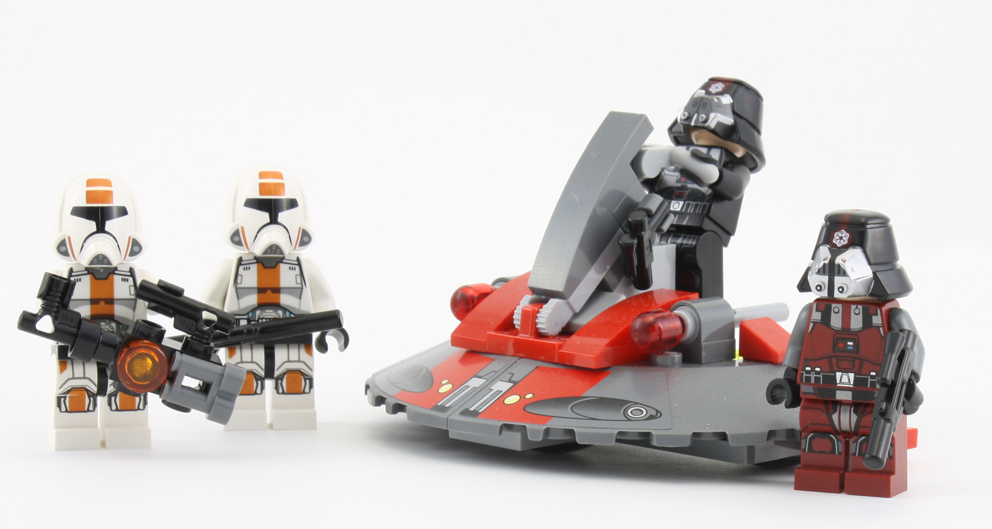 Star Wars Lego mini figure RED SITH TROOPER 75001 clone storm soldier 