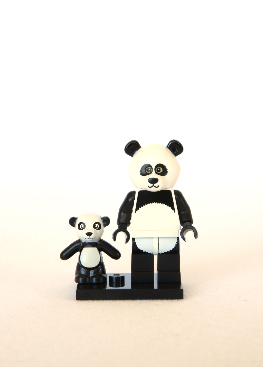 Lego MOVIE Panda Suit Guy City Town Bear Fancy Dress Costume Minifigure  71004