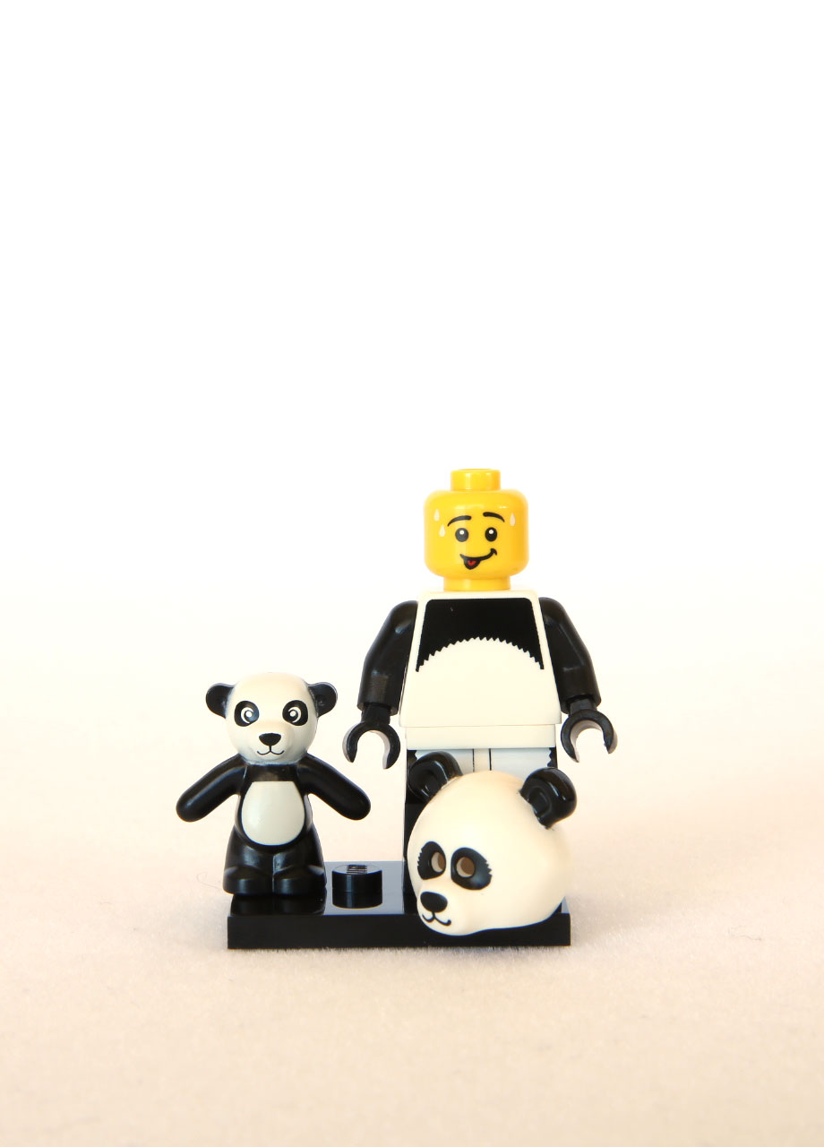 LEGO Panda Guy Minifigure With Mini Panda - The Lego Movie Series 71004