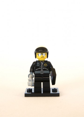 The LEGO Movie Minifigures - Scribble-Face Bad Cop 1