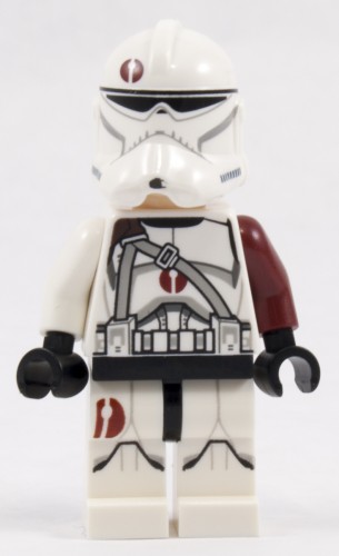 Lego Star Wars Commander Neyo BARC Clone Trooper Minifigure Dark Red 75037