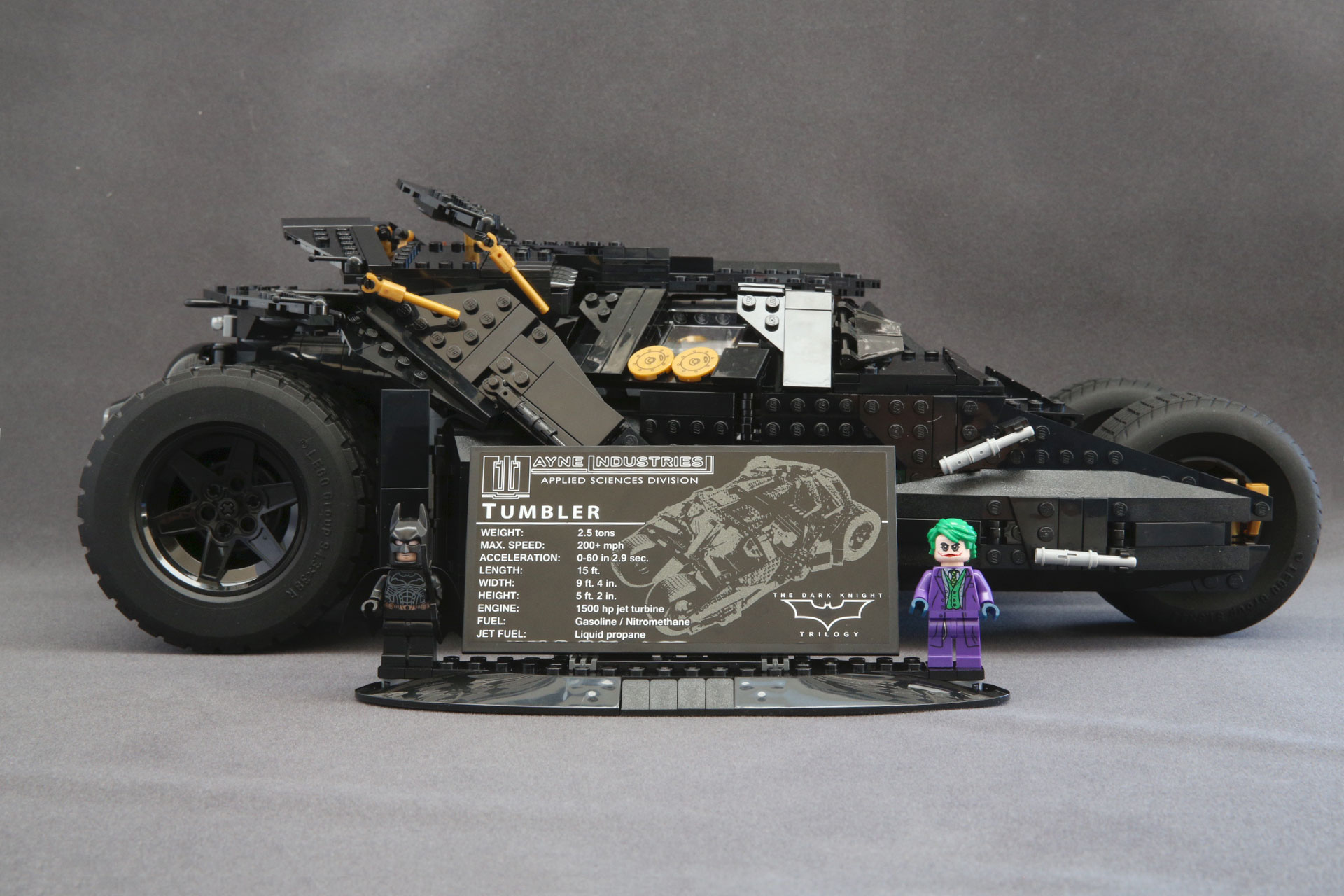 LEGO Joker Heath Ledger Minifig from Set 76023 DC Comics Batman II The Tumbler