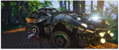 The LEGO Movie Batmobile 1