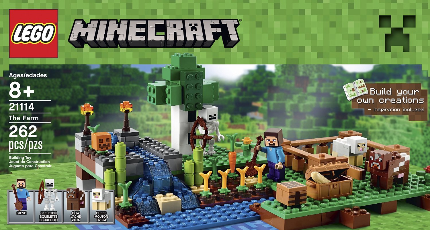 Minecraft Lego sets The Cave and The Farm revealed, Minecraft