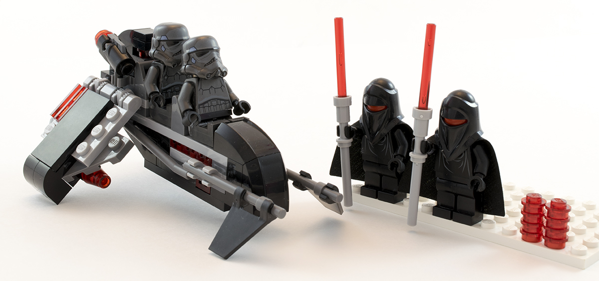 LEGO Pearl Dark Gray Shadow Stormtrooper Minifigure