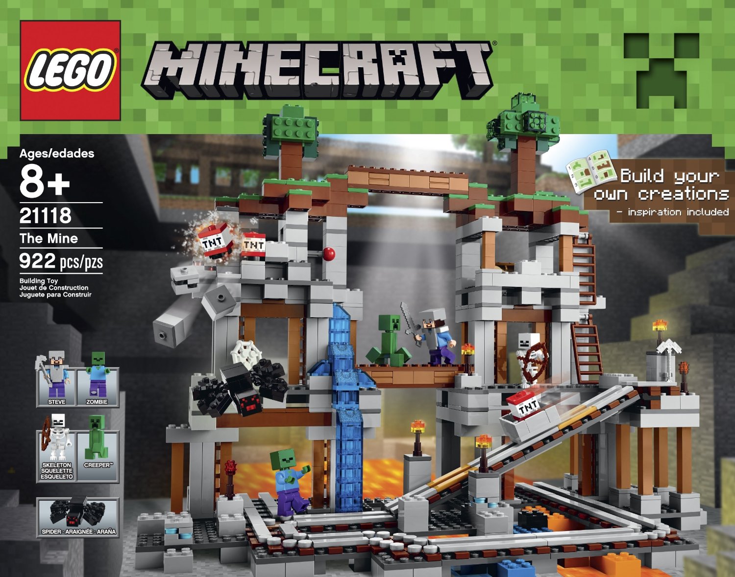 Minecraft Lego sets The Cave and The Farm revealed, Minecraft