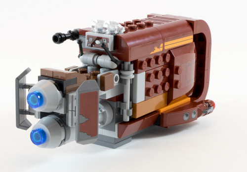 75099 Rey's Speeder Back Angle