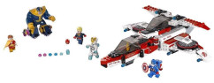 76049 Avengers Spacejet Detail