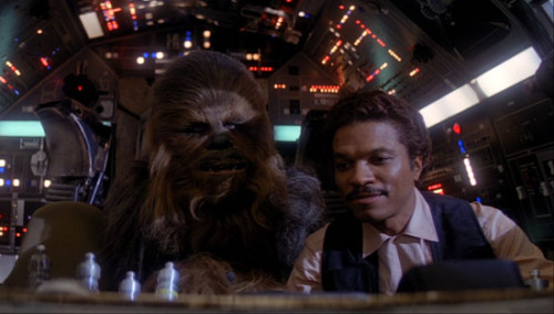 I wonder if Lando ever had his arms ripped off by a Wookiee