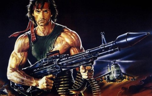 Fun fact. In the first movie featuring Rambo, First Blood... there was exactly one death, and it was accidental