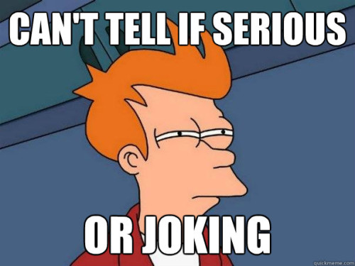 I find it at least a little humorous that Fry ends up as the foil for some many of these things... talk about missing the joke.