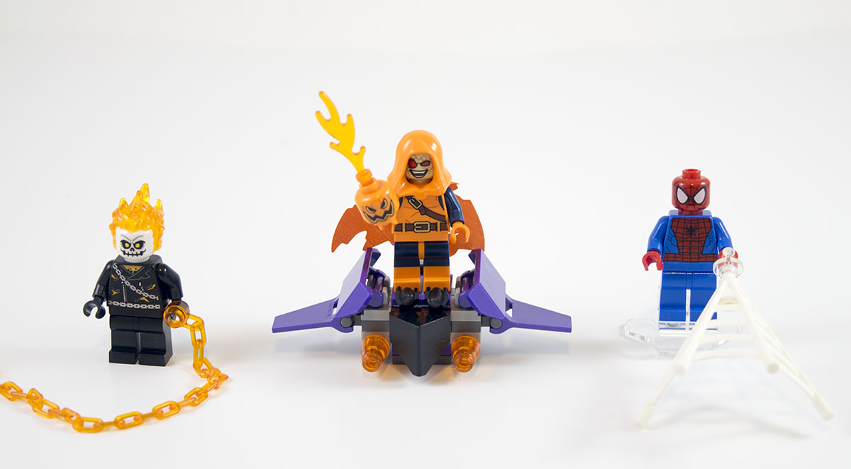 76058 spider man ghost rider team up minifigures FBTB