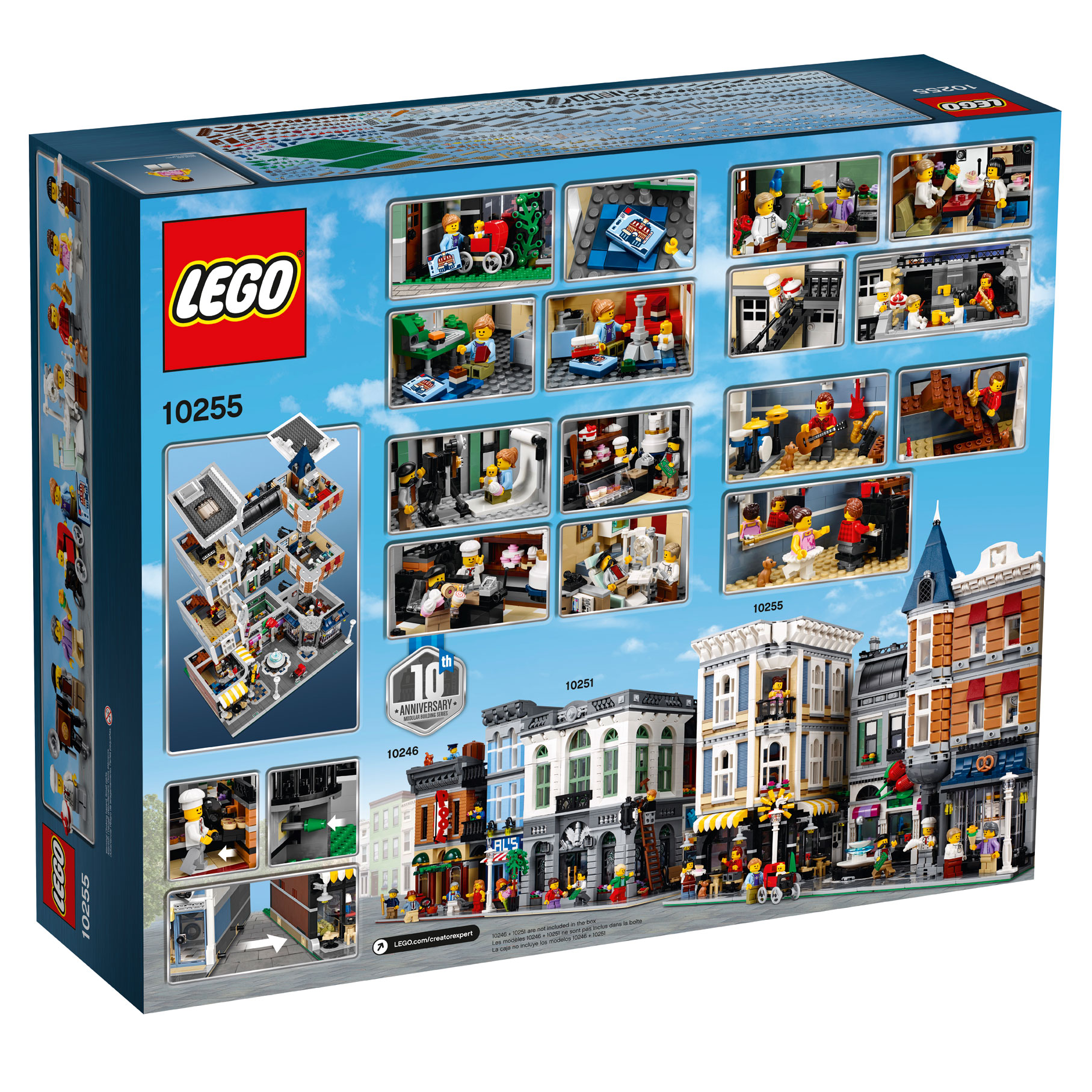 LEGO Celebrates 10th Anniversary Modular Building With 10255 Assembly Square