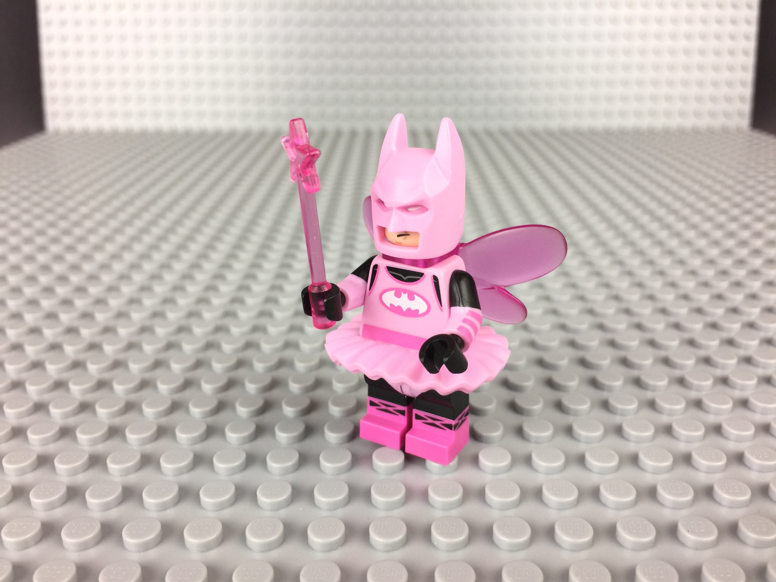 Lego Fairy Batman Minifigure 71017 CMF Batman Movie Mini Figure Pink Series  1