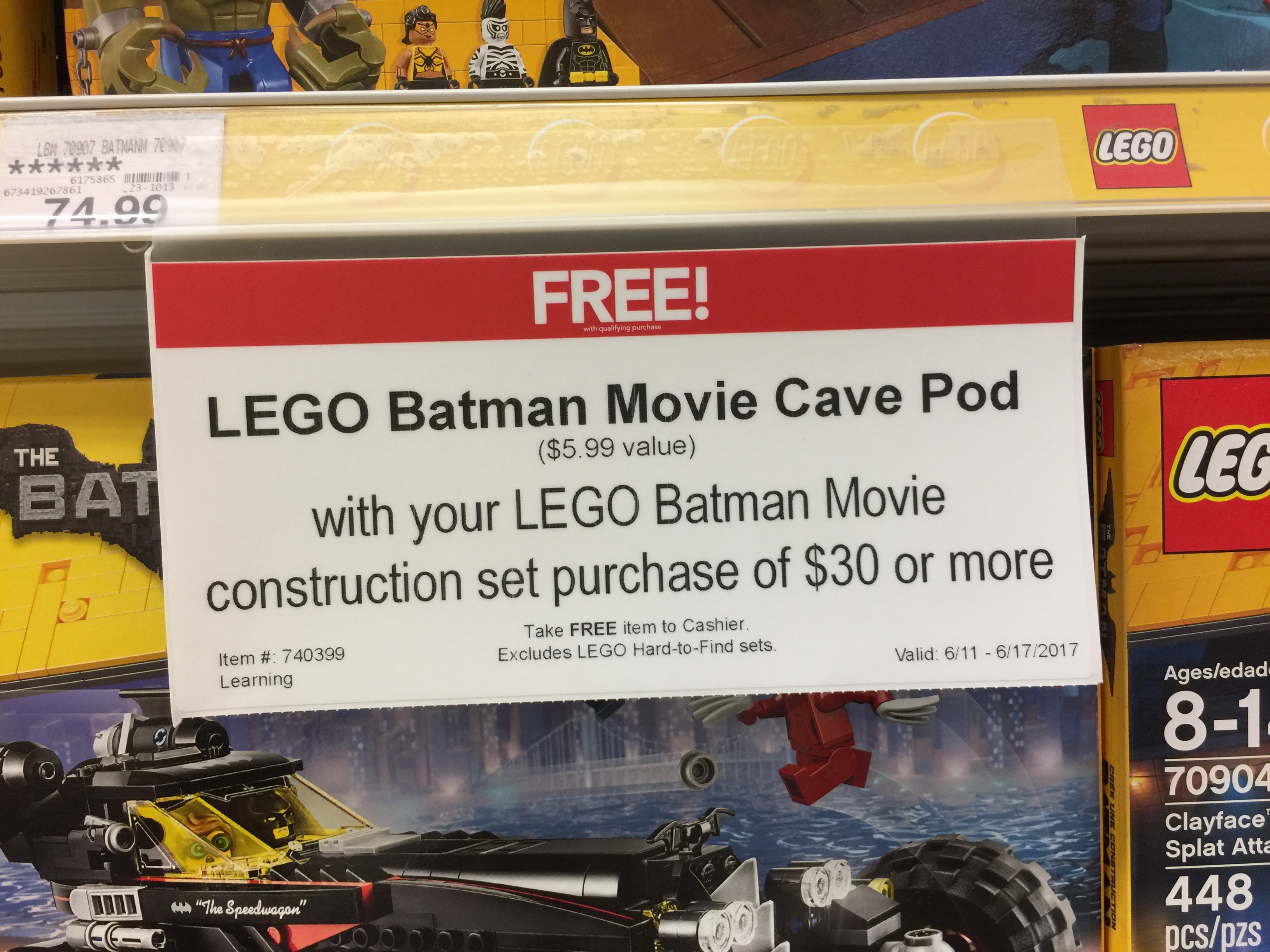 Toys R Us Offers Lego Batman Cave