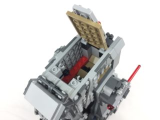 First Order Heavy Scout Walker empty cockpit