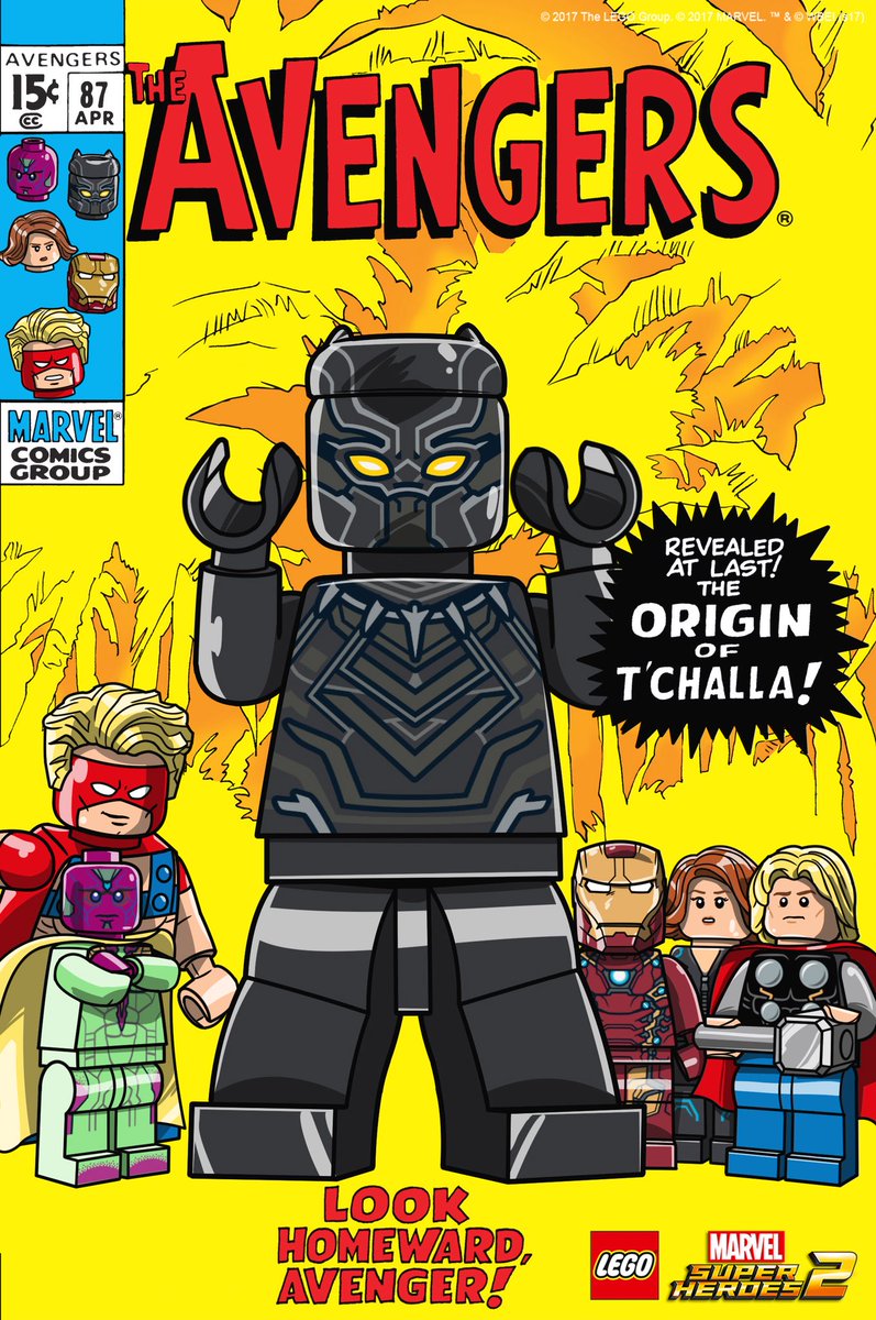 Another LEGO Marvel Comic Cover -