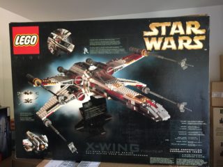 7181 UCS X-wing Fighter Back of Box