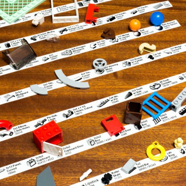 LEGO sorting labels