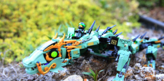 the green ninja mech dragon