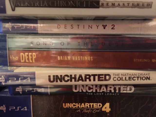 My backlog of video games