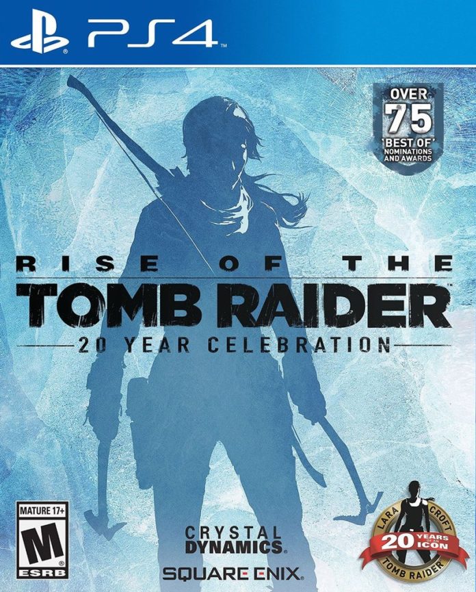 Rise of the Tomb Raider PS4 cover art