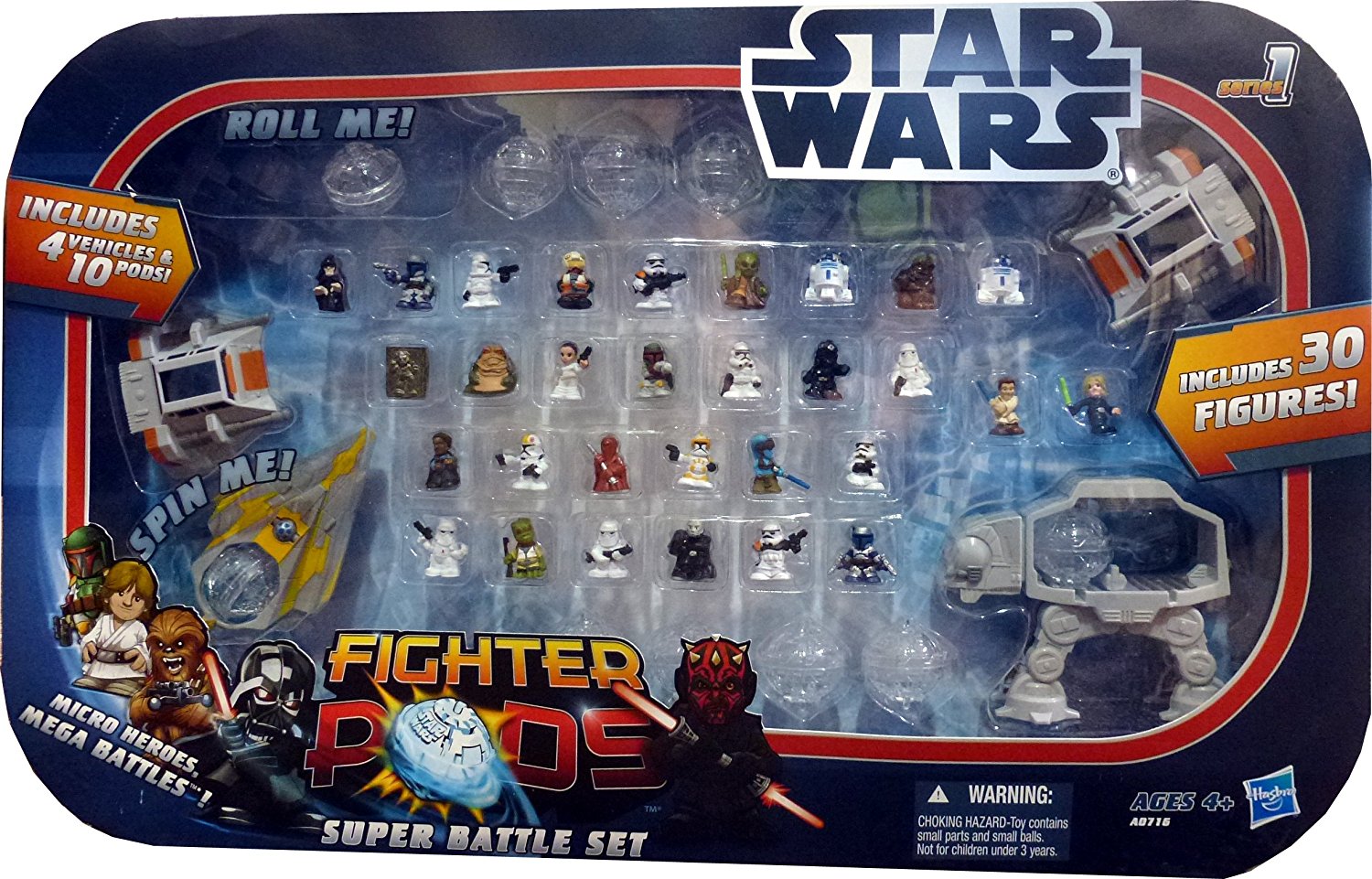 Star Wars Fighter Pods Mini Figures & Sets Toy Hasbro 