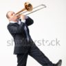 stock-photo-portrait-of-a-young-man-playing-his-trombone-on-white-69639979