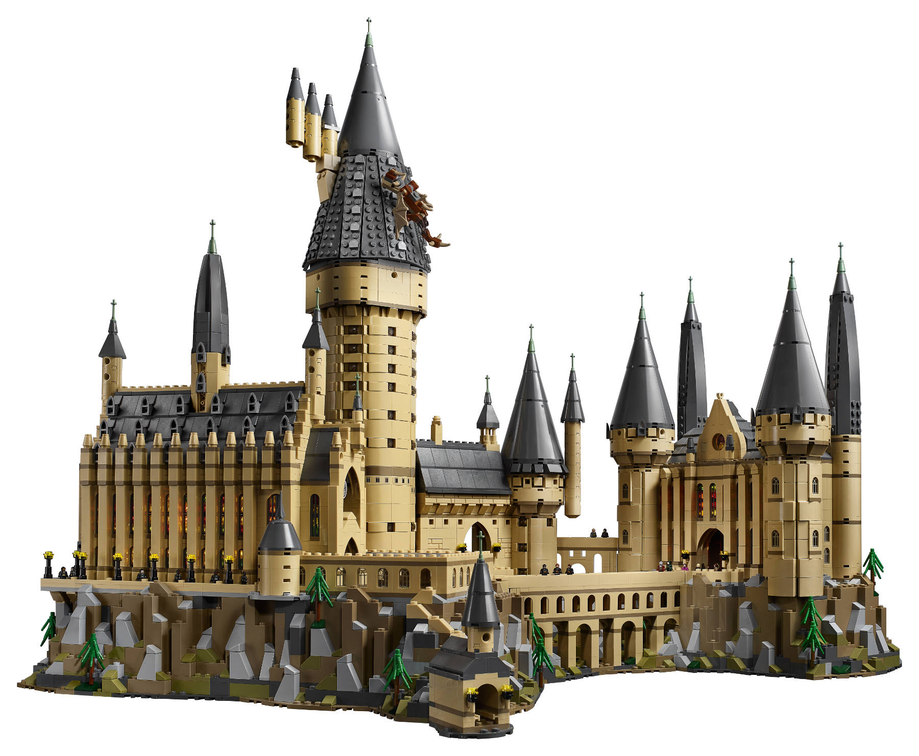 Fysik berømt Træts webspindel LEGO Reveals Gigantic Microscale Hogwarts Castle - FBTB