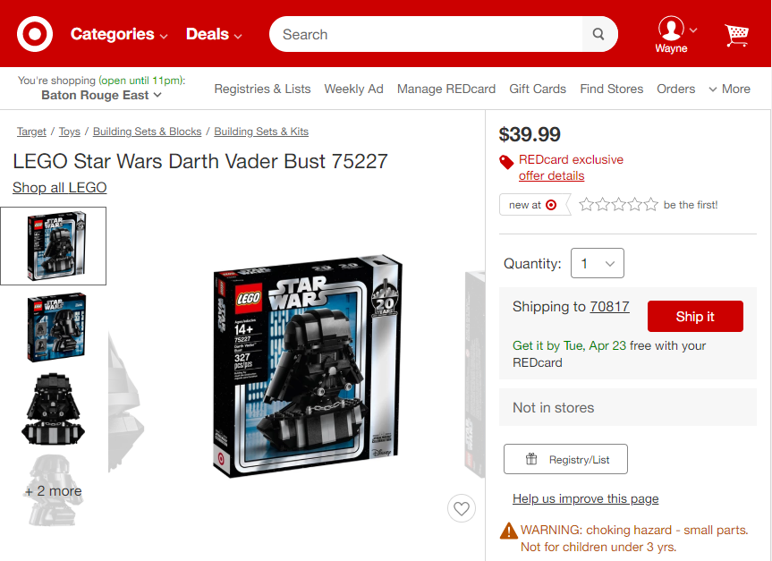 target lego 75227