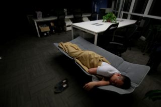sleeping
