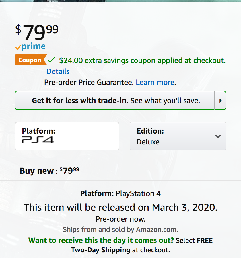 final fantasy vii remake ps4 amazon