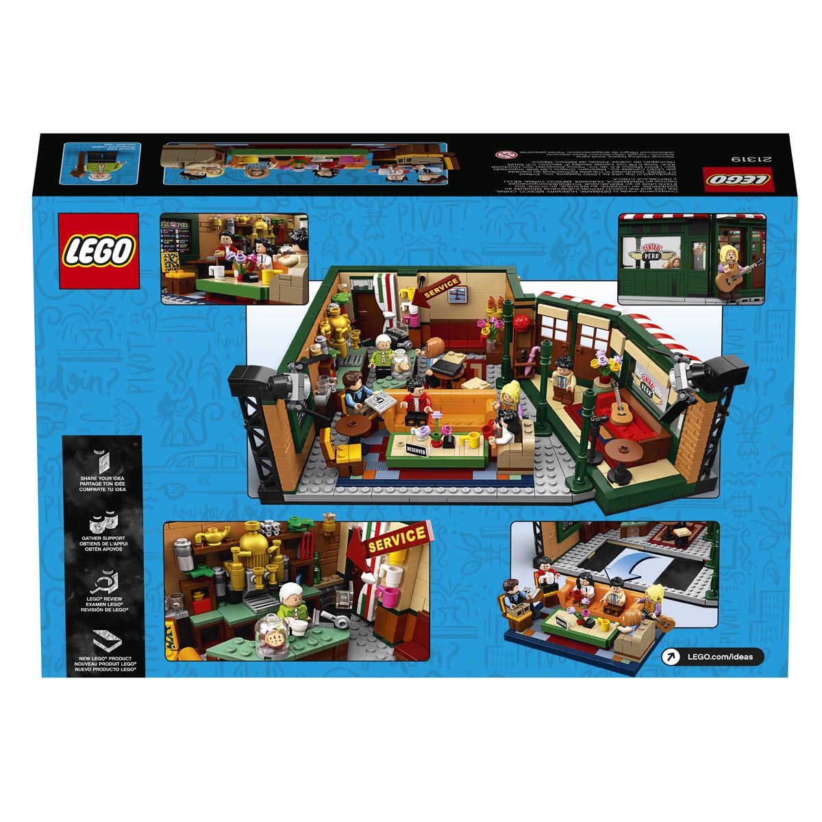 LEGO Ideas Reveals Friends Central Perk Set