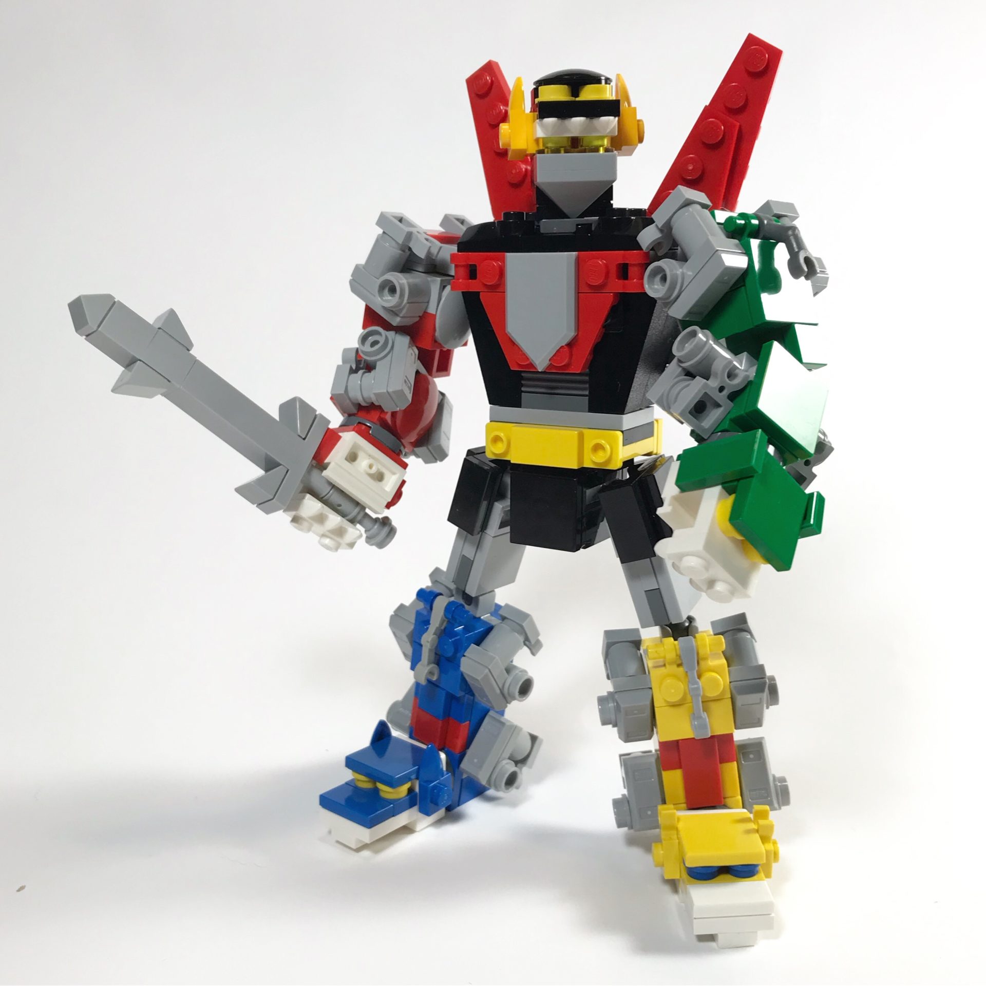 mini lego voltron instructions