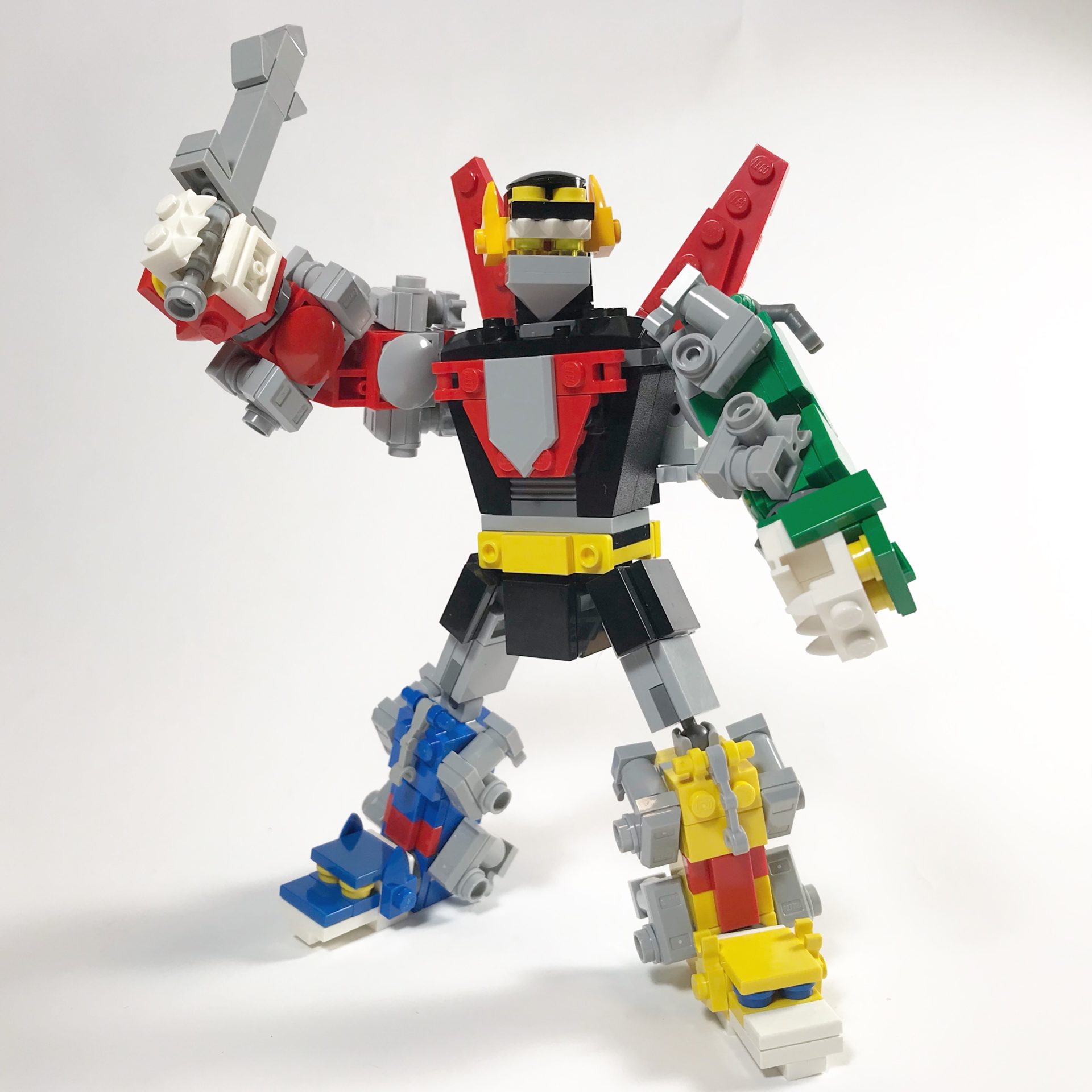 mini lego voltron instructions