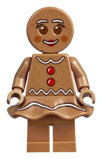 LEGO Gingerbread Woman with skirt
