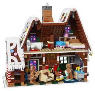 LEGO Gingerbread House back