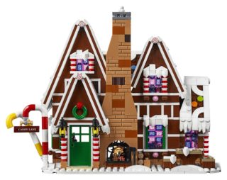 LEGO Gingerbread House front 1